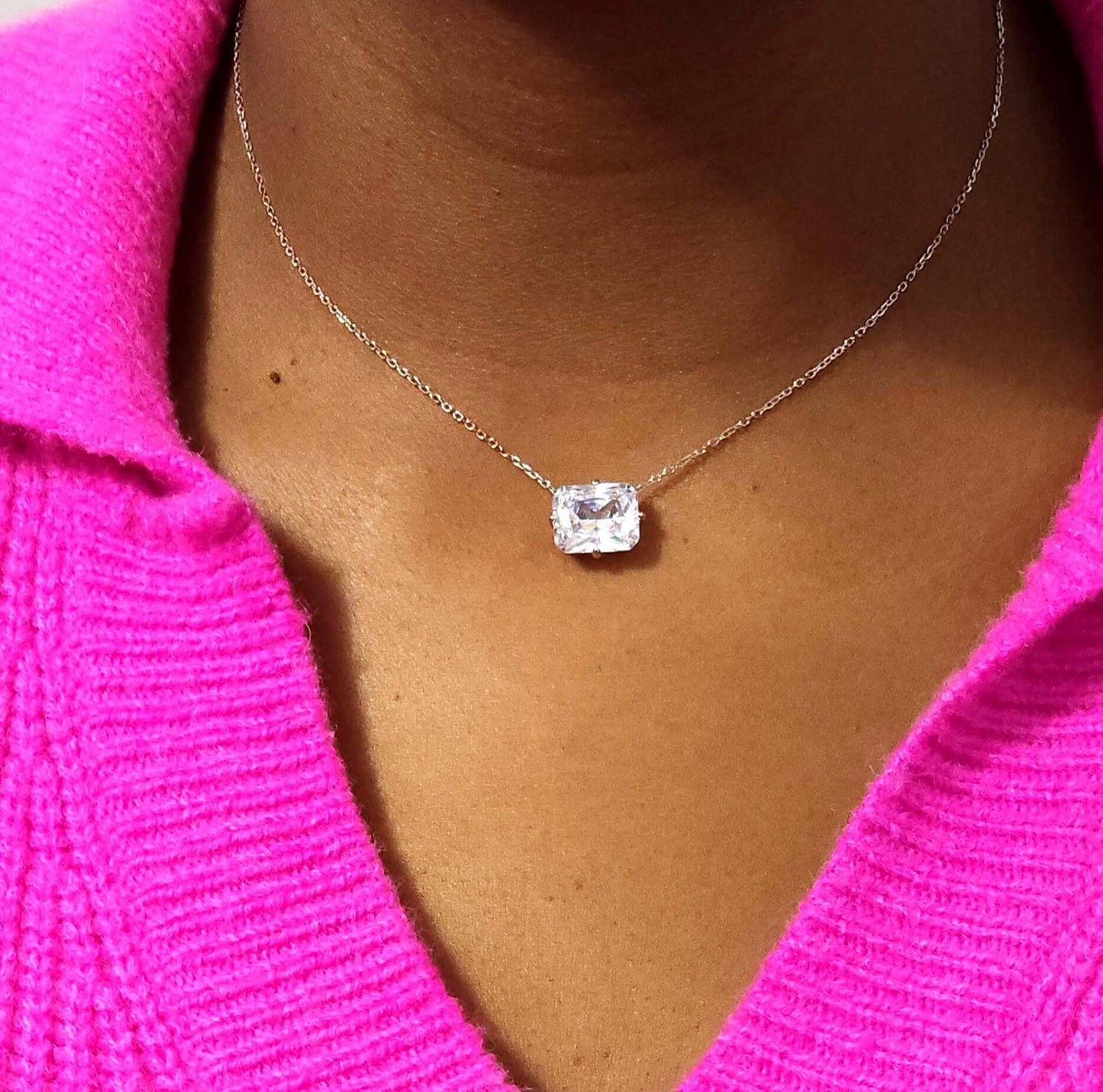Let's be clear necklace