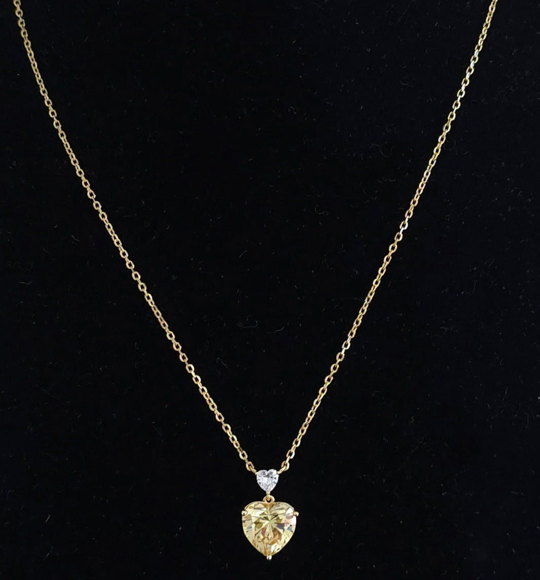 Be mine double heart necklace