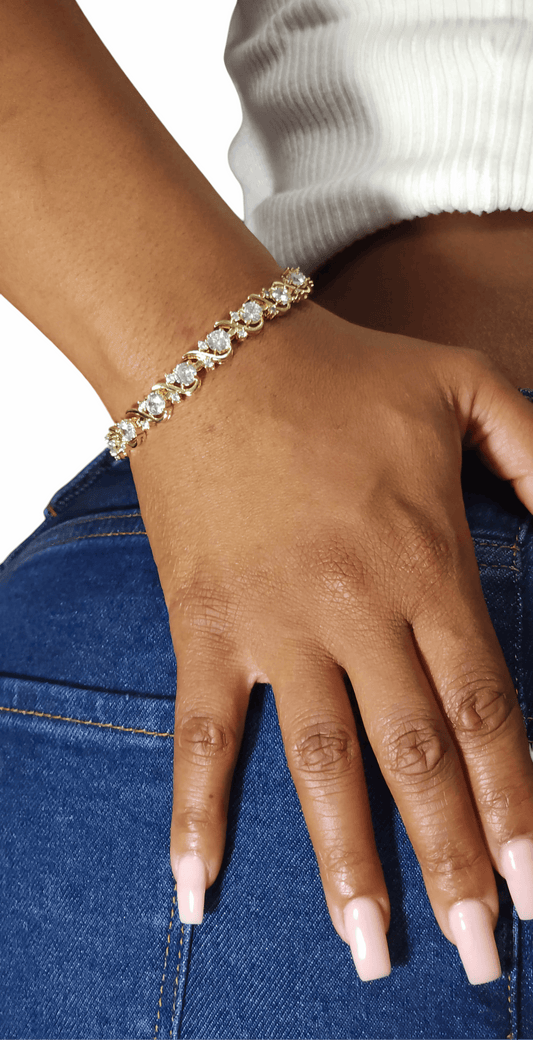I'm so bold tennis bracelet